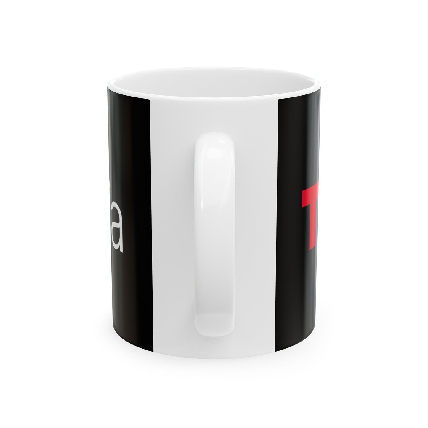 TedxVisalia Black Ceramic Mug, (11oz, 15oz)