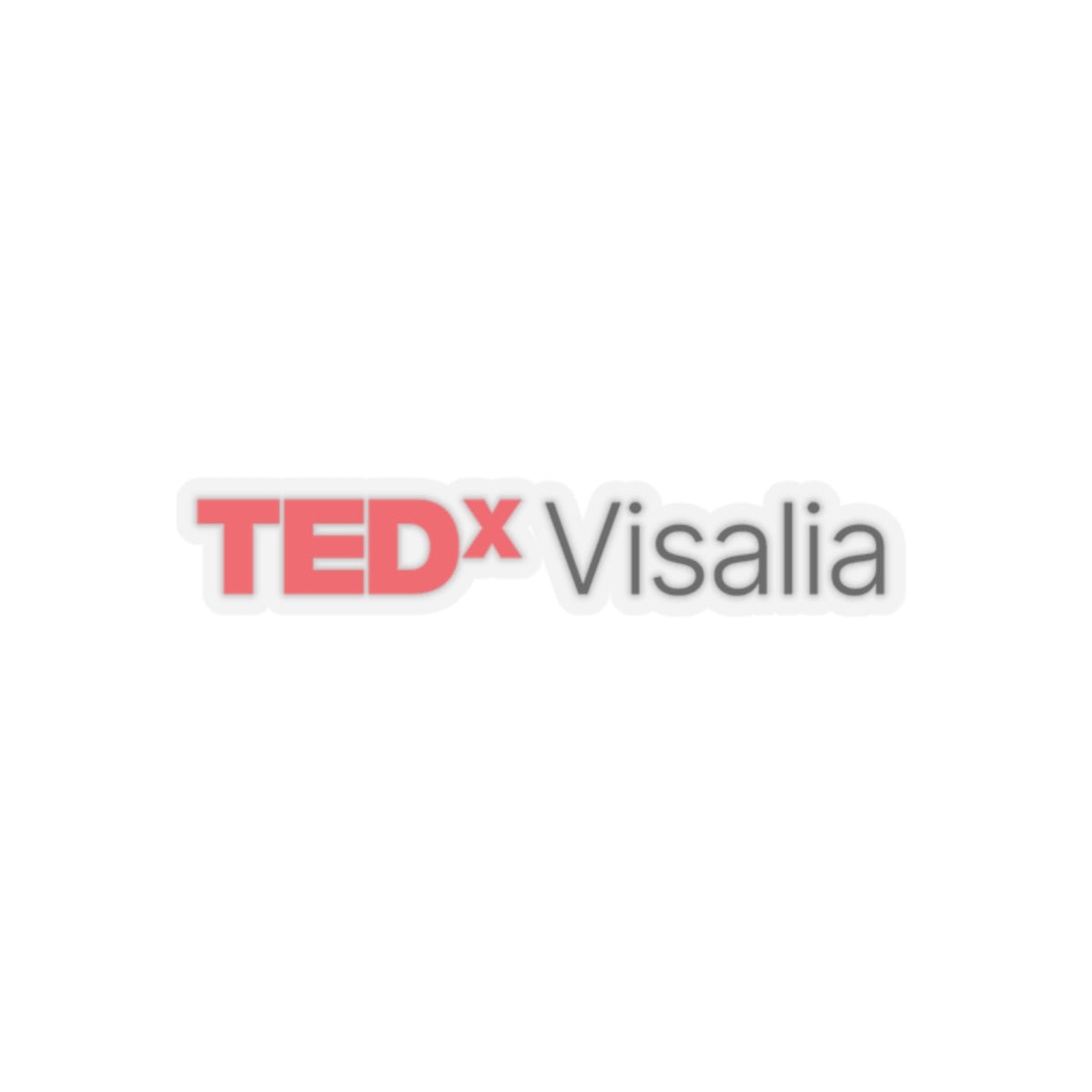 TedxVisalia Kiss-Cut Stickers