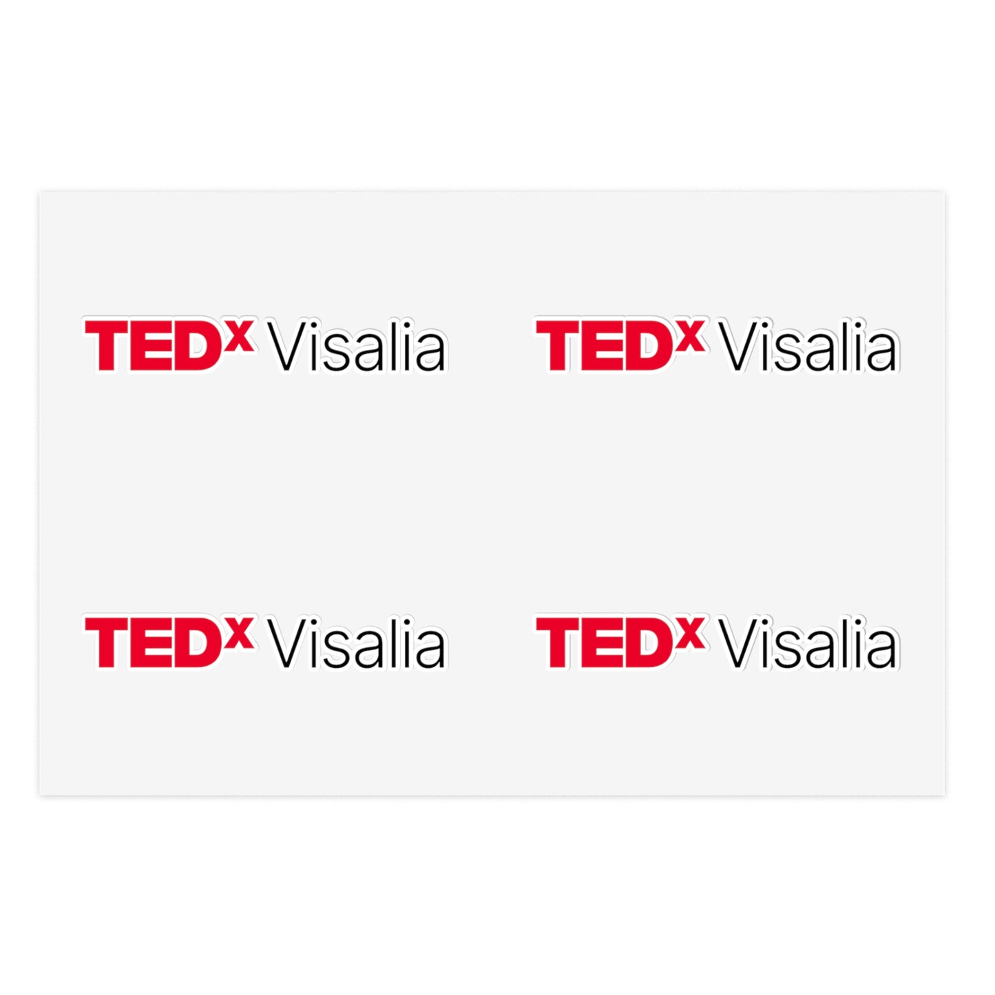 TedxVisalia Sticker Sheets