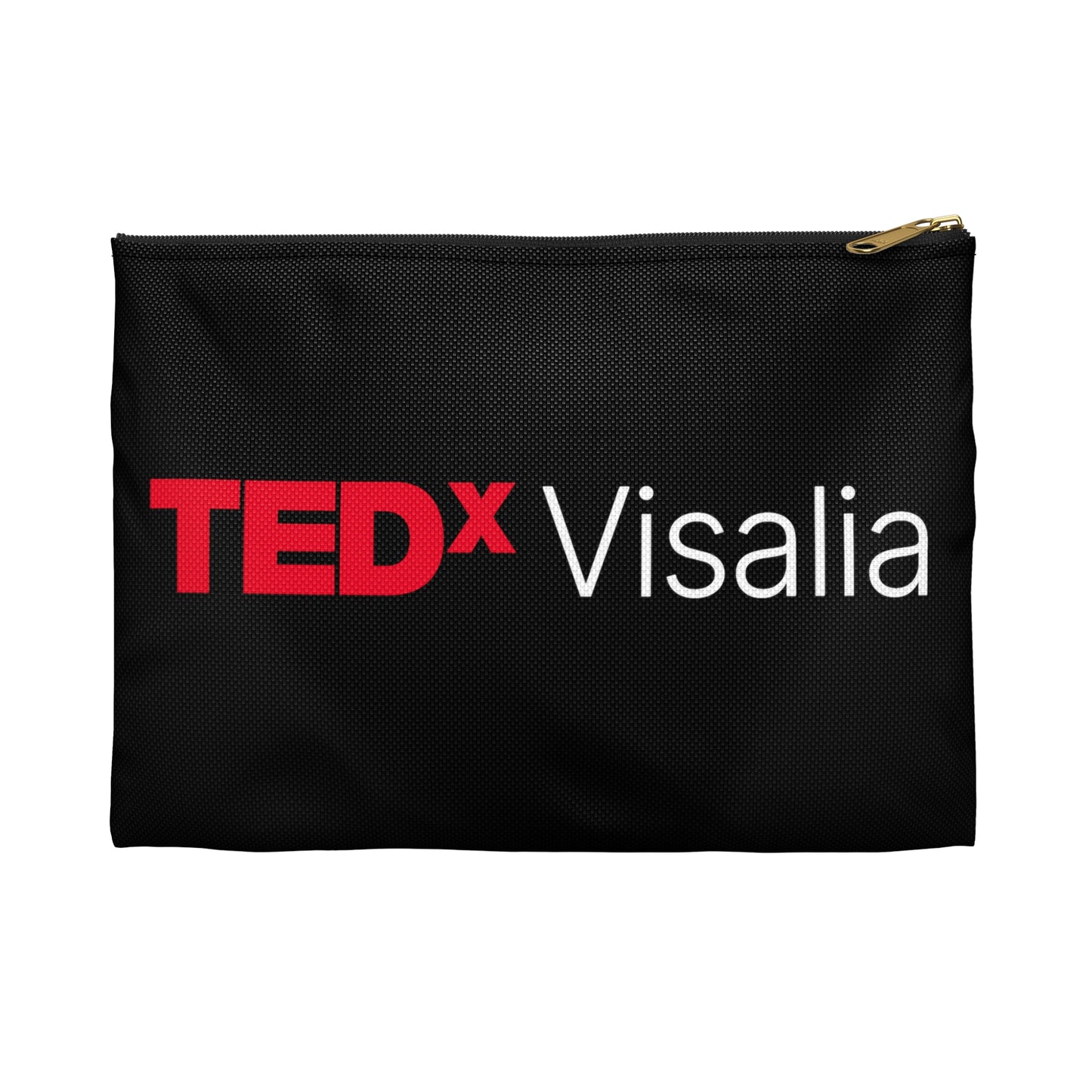 TedxVisalia Black Accessory Pouch